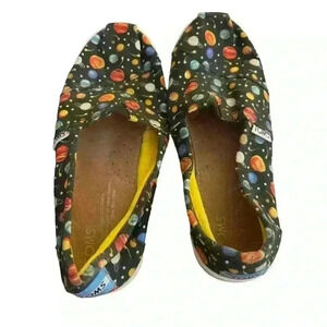 Tom’s Kids Solar System Slip-on’s Size 4